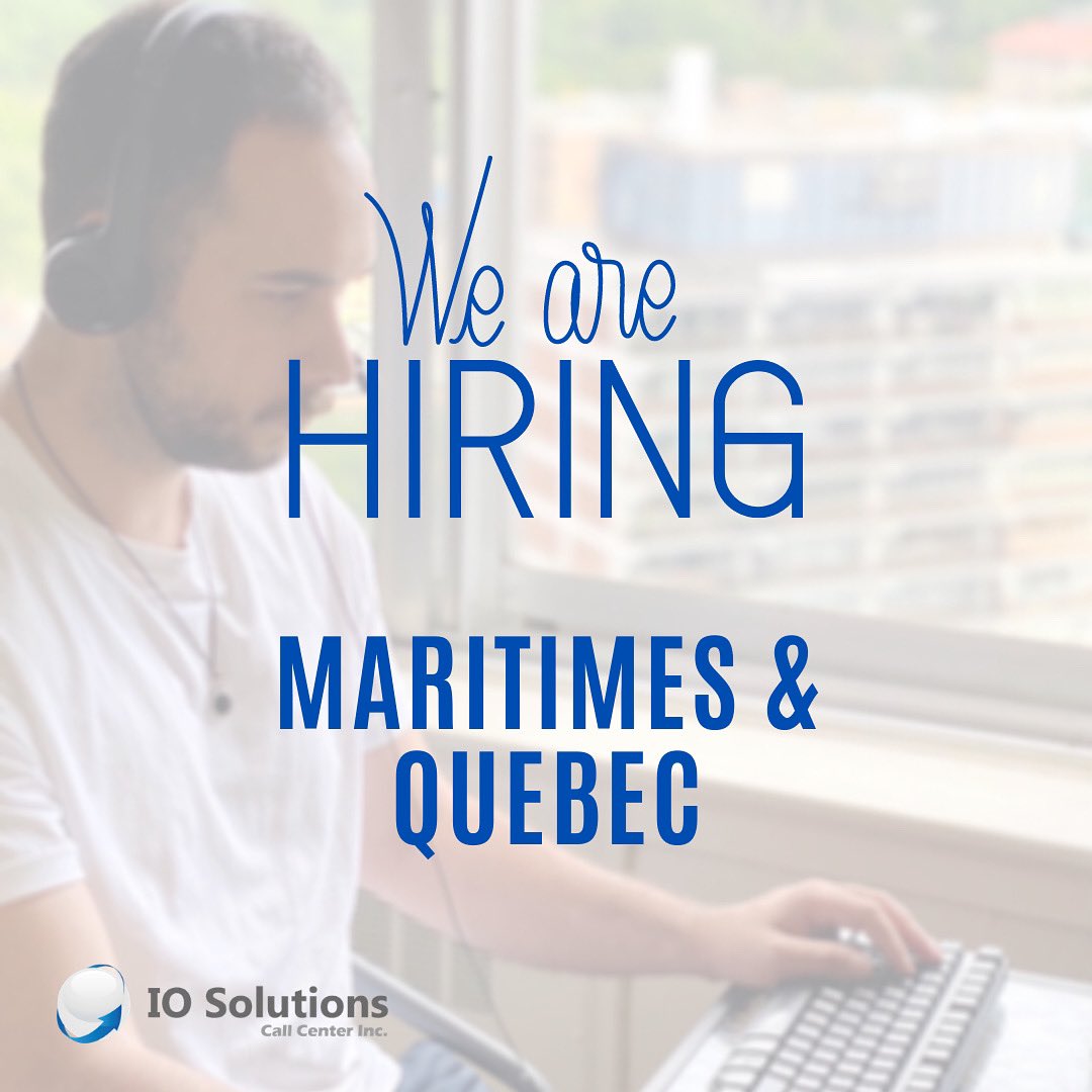 iosolutionsca's tweet image. {New Brunswick, Nova Scotia, PEI} + Quebec! We are hiring on site and Work From Home! ✍️ {Nouveau-Brunswick, Nouvelle-Écosse, ÎPE} + Québec ! Nous embauchons pour travailler de nos bureaux ou de la maison ! #teamiosolutions

iosolutions.ca/current-opport…