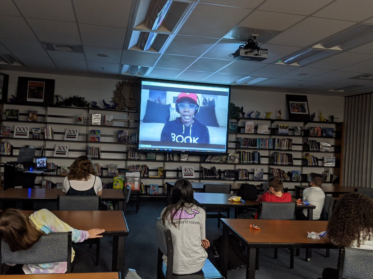 BurnsMSLibrary's tweet image. Everything is different in 2020! Even though we didn&apos;t get to see @getnicced  in person, a lot more students got to see it! Thanks for an awesome visit! We are all inspired. #hubofschool