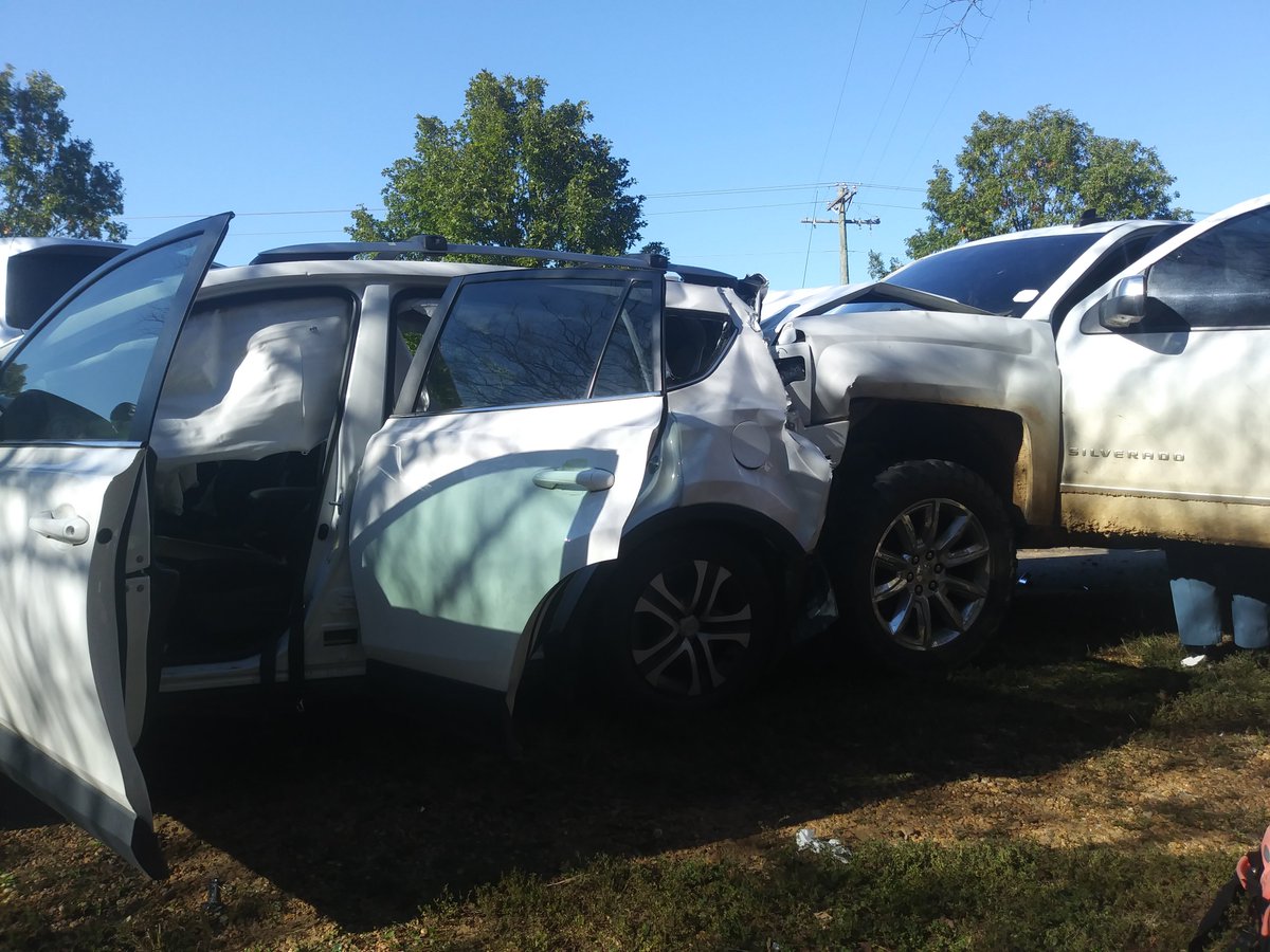 Rear-ending accident involving several vehicles on 182 westbound just before MSU entrance. Multiple agencies on scene. At least one person required extraction before transport.