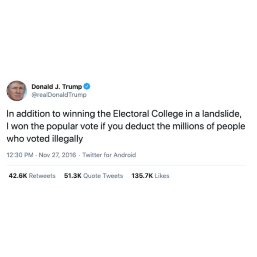The foggy narrative made it into Trump circles. After the 2016 election, aide Stephen Miller reached out to Adams for evidence of noncitizen votes. A day after Adams sent his report, Trump tweeted about noncitizens and the popular vote for the first time.  https://www.snopes.com/news/2020/10/15/the-fog-of-war?utm_source=thread&utm_medium=social&utm_campaign=pilfthread