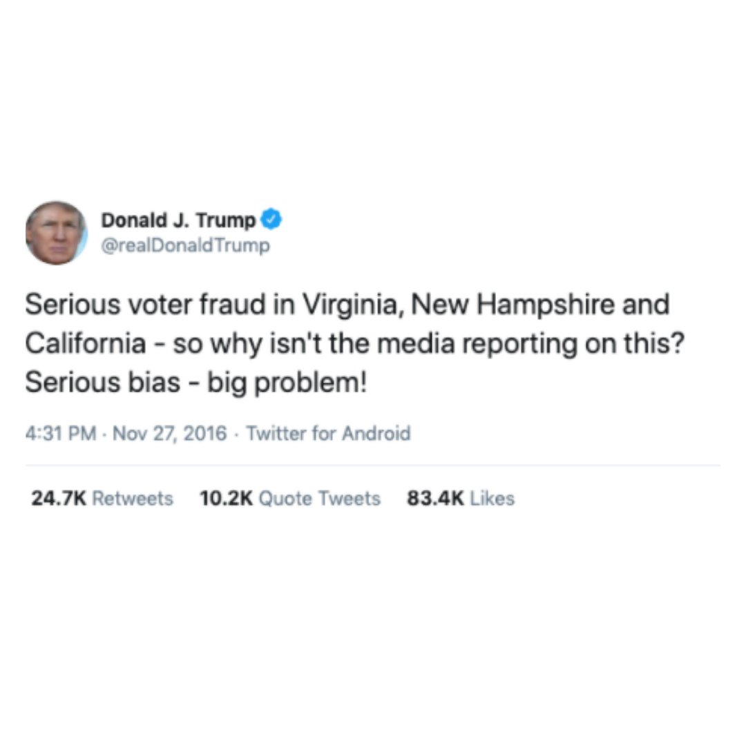 The foggy narrative made it into Trump circles. After the 2016 election, aide Stephen Miller reached out to Adams for evidence of noncitizen votes. A day after Adams sent his report, Trump tweeted about noncitizens and the popular vote for the first time.  https://www.snopes.com/news/2020/10/15/the-fog-of-war?utm_source=thread&utm_medium=social&utm_campaign=pilfthread