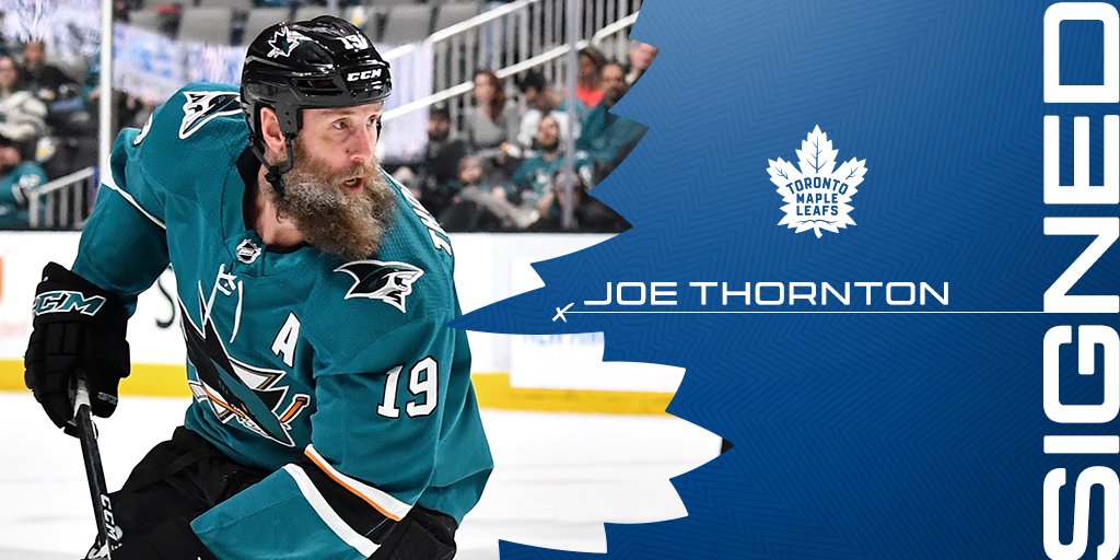 Joe Thornton Toronto Maple Leafs Jersey