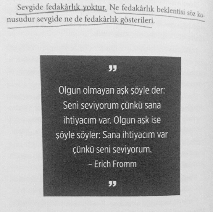 Çok güzel söylemiş #erichfromm
