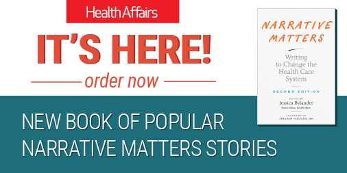 Get your copy today! A collection of our popular #NarrativeMatters stories all in one book. Read from a diverse set of authors whose essay's embody a vision for a health care system that centers the humanity of patients and doctors alike. bit.ly/3avwdJz