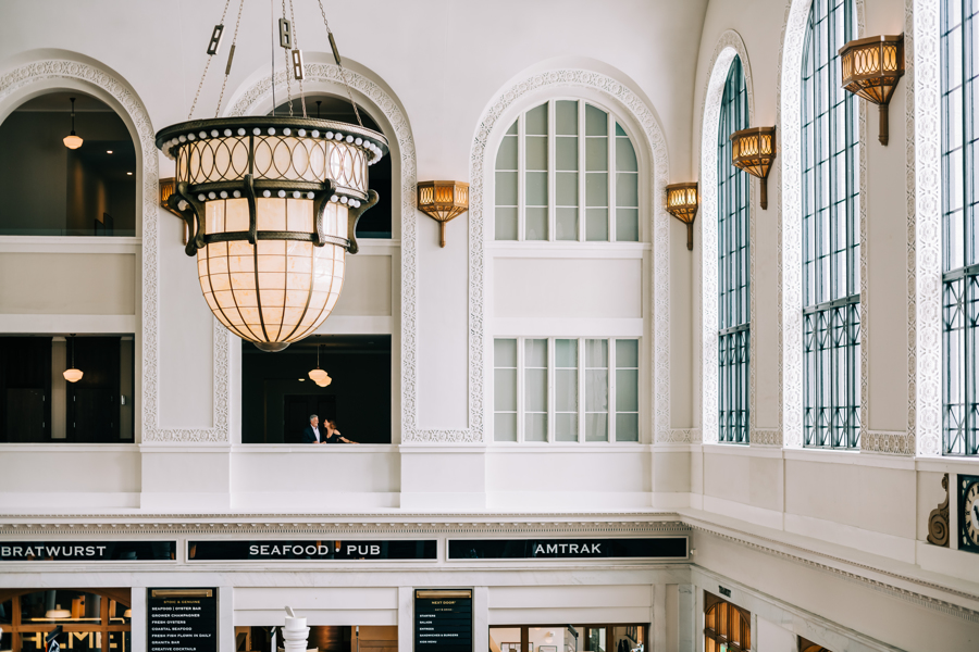 Take just a step outside of your hotel room to have a view like this! There's nothing quite like a vacation at the historic station.