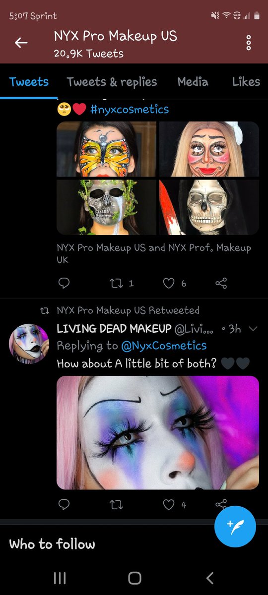 LIVING DEAD MAKEUP tweet media