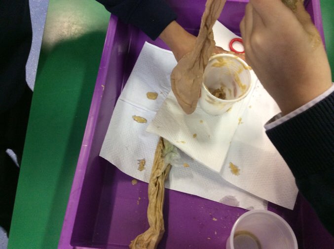 MrsGray82's tweet photo. What another fabulous week we’ve had in 4A! @paganelschool Our favourite part was finding out about how the digestive system works. Practically!! So messy, but so much fun! Have a great weekend all 🙂#4AGems https://t.co/C9tySlmfAc