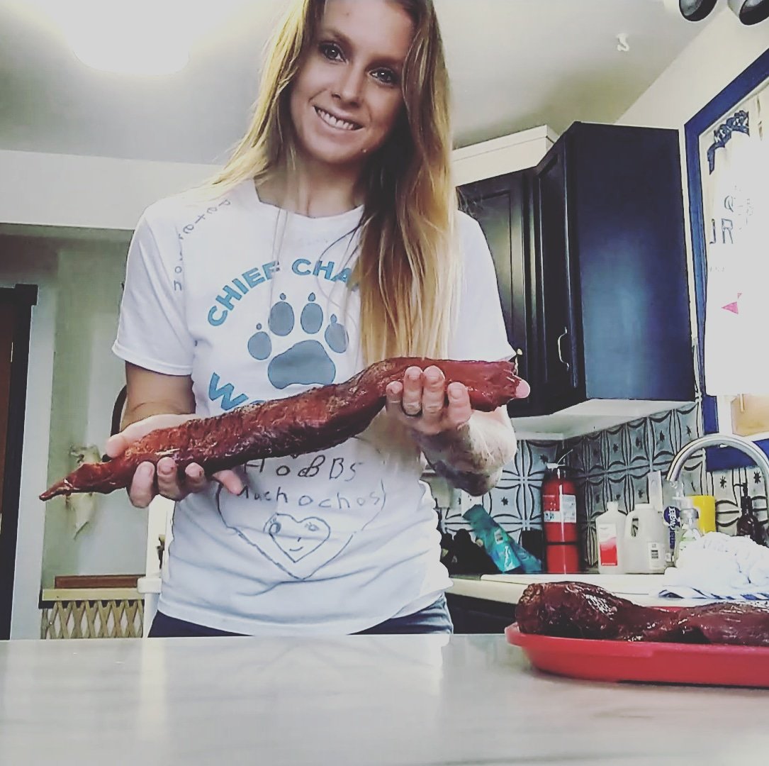 HuntFiber's tweet image. Today looks like freshly trimmed antelope backstrap. It's butchering time.