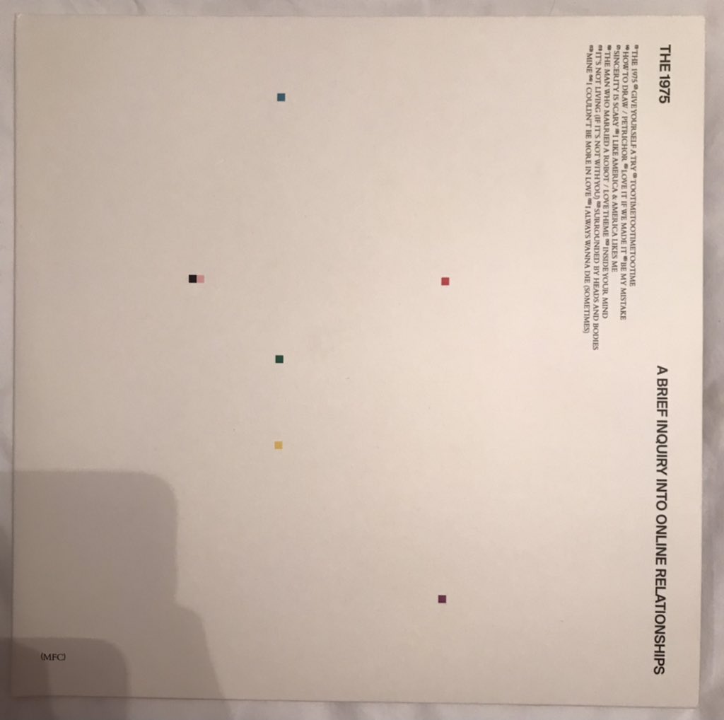 the 1975 - a brief inquiry into online relationships