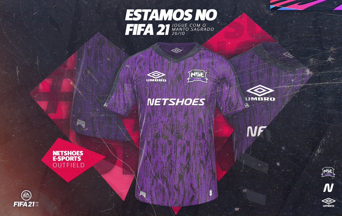 A BRABA CHEGOU! 👕
⠀
Teremos o manto sagrado da NSE nos gramados do game FIFA 21! 🆕
⠀
🗓 Você poderá jogar com nosso uniforme a partir do dia 26/10. Fica ligado!
Curtiu? Aqui tem: https://t.co/sPjjL4ASL3
⠀
#GoNSE #FIFA21 https://t.co/veiKpNuvXt