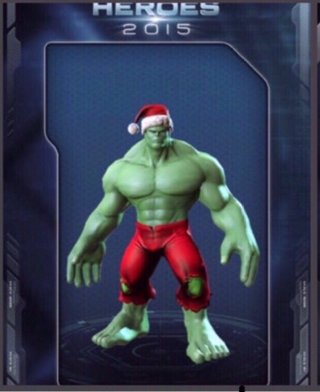 Pop! Hulk in Santa Hat