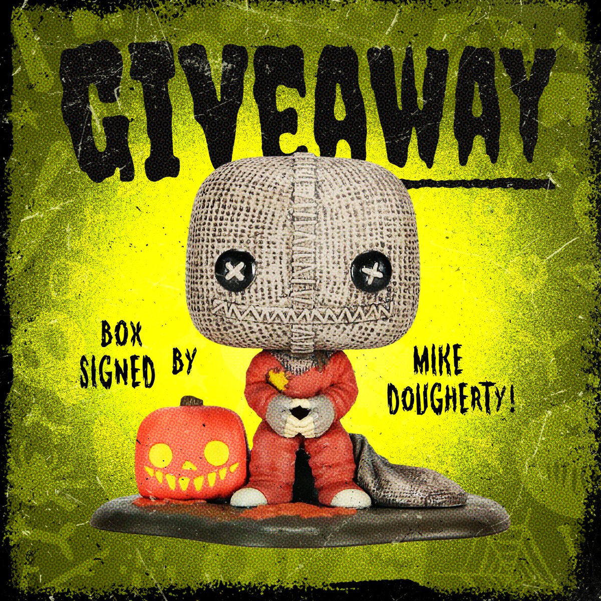 Legendary's tweet image. This Sam @OriginalFunko Pop! adds the right amount of fright to any collection. The best part? It’s signed by @Mike_Dougherty so there’s a good chance he put a spell on it, it may actually be haunted. Enter to win: bit.ly/2H7hoSX #LegendaryHalloweenAtHome #Sweepstakes