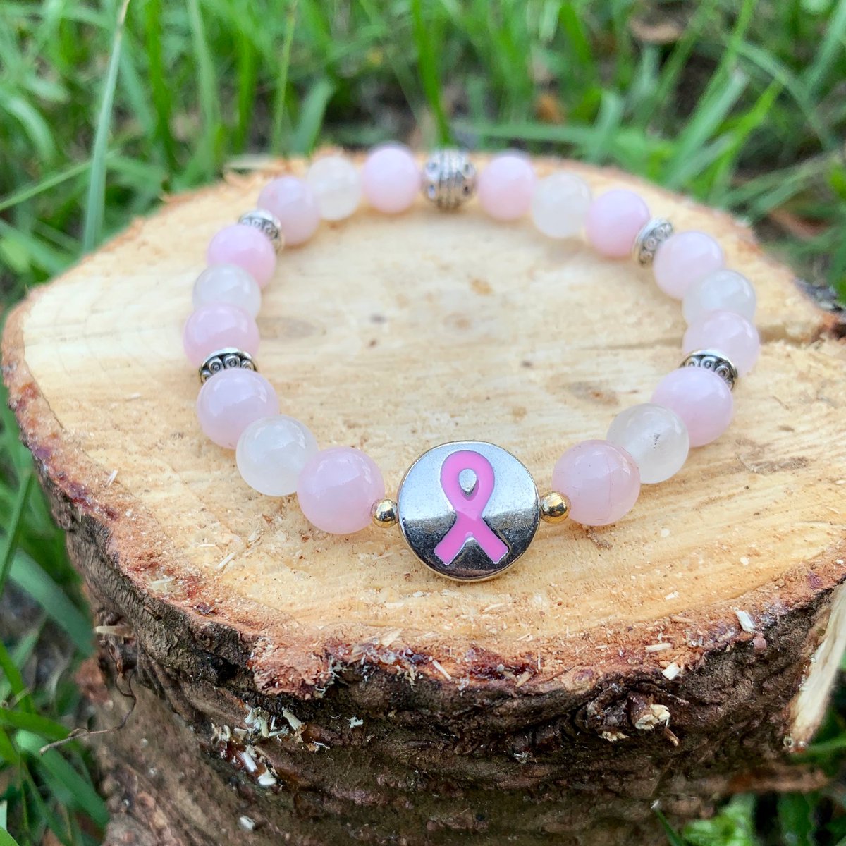 PositiveLifeGft's tweet photo. Breast Cancer Bracelet | Rose Quartz &amp; Clear Quartz Bracelet | Survivor Bracelet | Healing Crystal Bracelet | Positive Energy | Life Balance |  https://t.co/eUaSJfdbYY #bracelet #healingjewelry #rosequartz #reiki #positivelifegifts #survivor #breastcancersurvivor #cancersurvivor https://t.co/0VgCBeadLh