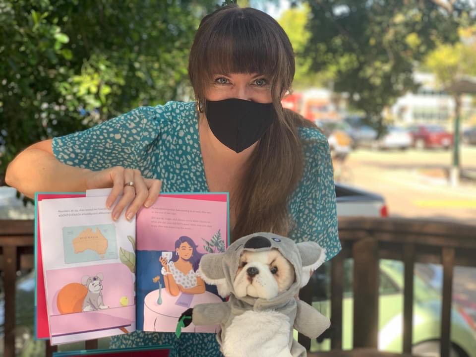 SarahKateScrib's tweet photo. @RebekahAManley just had her "debut book birthday" on Tuesday for #AlexAwfulDates! Check out these pics from her (socially distanced) book signing event at @BookPeople and be sure to look out for my story on Manley and her newly released book! @mapearson55 #J363 https://t.co/I7lNzQFNGg