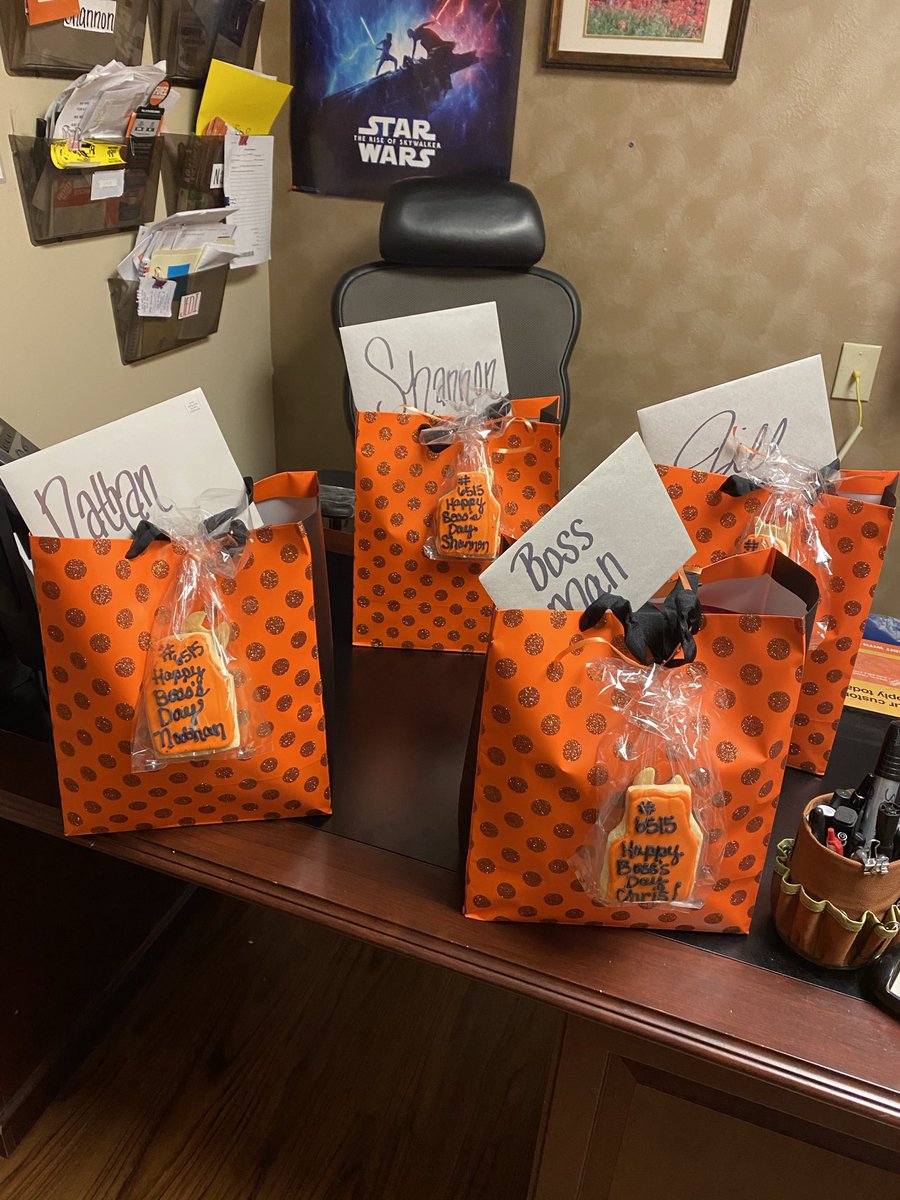 Happy Boss Day to the best SM and ASM team here at 6515 !!! Chris , Jill , Randy , Chief , Nathan , Shannon .. thank you for all you do !!!!!