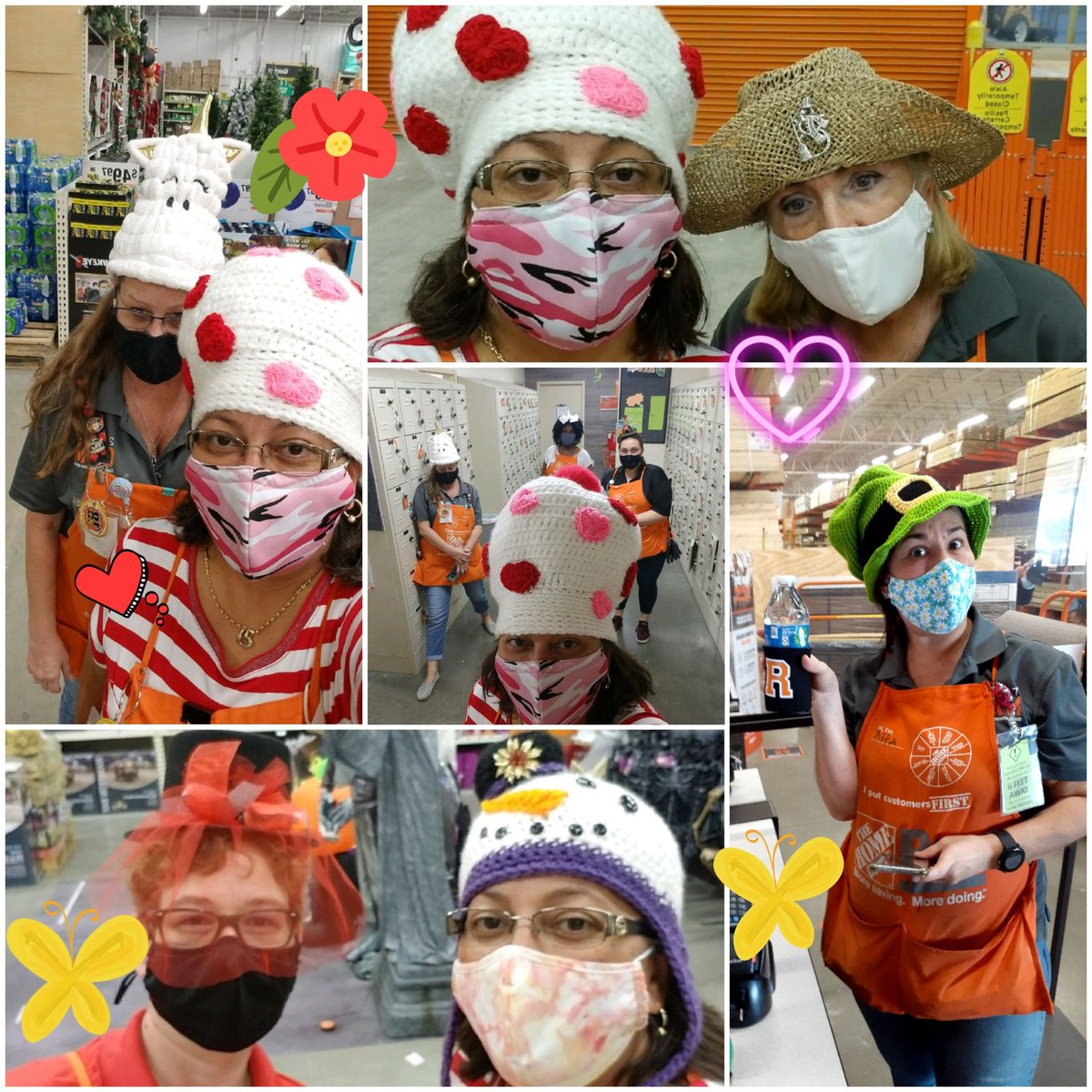 Fun Filled Friday at 6349
Crazy Hat Day CAM2020 continues 
@ritia75 <a href="/THDSMLisa/">Lisa Holzhauser</a> <a href="/sammie4974/">Samantha George</a> <a href="/TMcKenzie_THD/">Theresa McKenzie</a> <a href="/Natalie89730922/">Natalie Infante</a> <a href="/NYgal24/">Jenn Fenninger</a>
