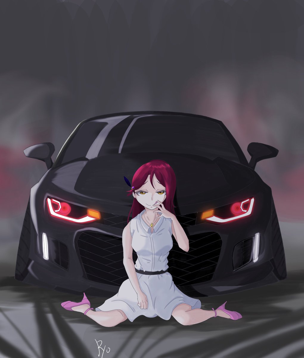 悪魔狩りを始める梨子ちゃん シボレー カマロ ザ エクソシスト Ryo のイラスト 悪魔狩りを始める梨子ちゃん シボレー カマロ ザ エクソシスト Ryo のイラスト