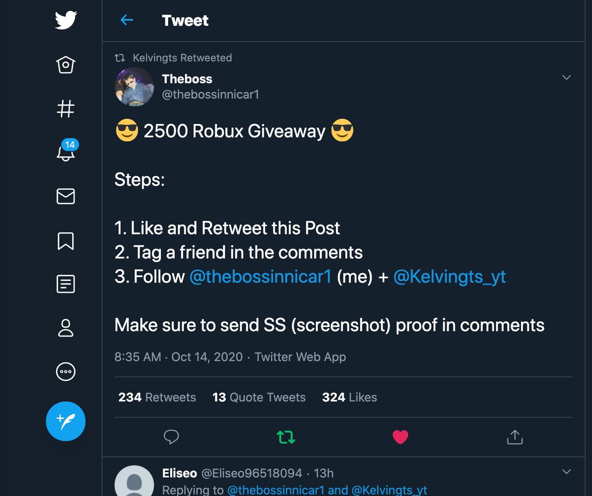 1313Ethanos's tweet photo. @thebossinnicar1 @Kelvingts_yt Like and retweet? CHECK
Tag fwen? dont have any :c
Follow theboss and kelvin? CHECK
(bell also >:) https://t.co/9Eylj8Wkyo