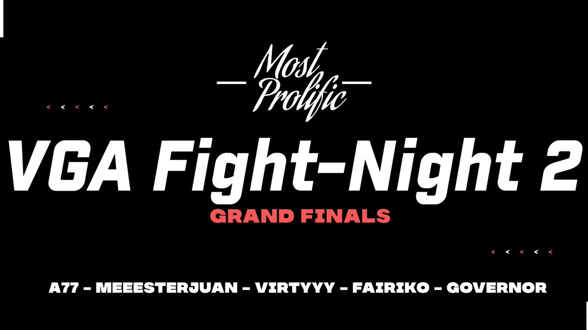 GRAND FINALS IN THE <a href="/TheTeamVGA/">VGA Esports</a> TOURNEY