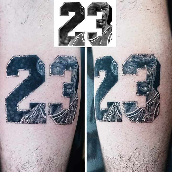 jordan 23 tattoo Aşkın Döviz
