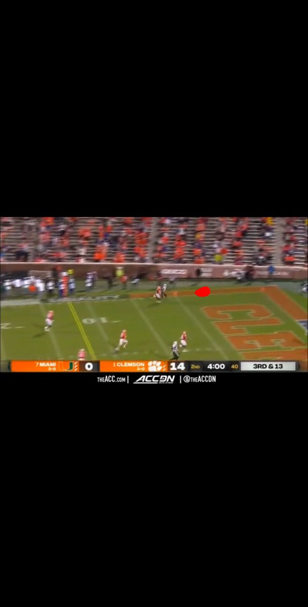 The ball needs to land in the basket here this is separation in elite college football