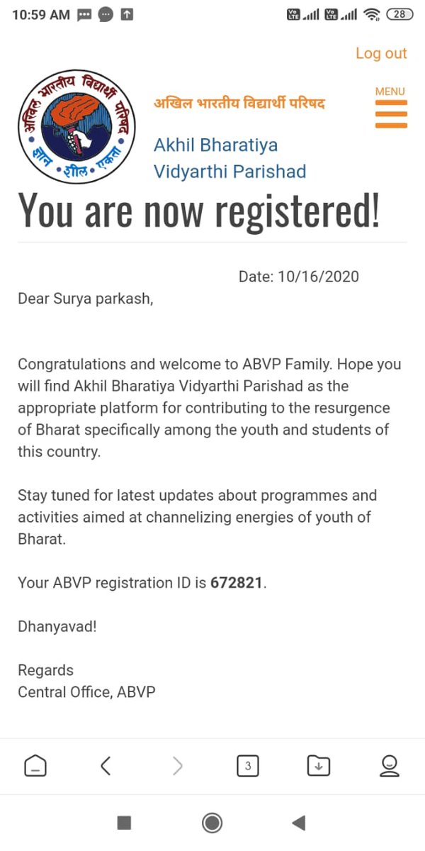 ravikeharwala's tweet photo. #joinabvpchallenge
आप भी #विश्व के सबसे बड़े छात्र संगठन #अखिल_भारतीय_विद्यार्थी_परिषद् से जुड़े................
https://t.co/EnUDOYj7Qs
@RaniaAbvp #Abvp_Long_Live @RaviSin03737135 @HaryanaAbvp @KaranPanihariHr @Pinki20864168 @SumitSirsa1 https://t.co/EUpVmNwhGH