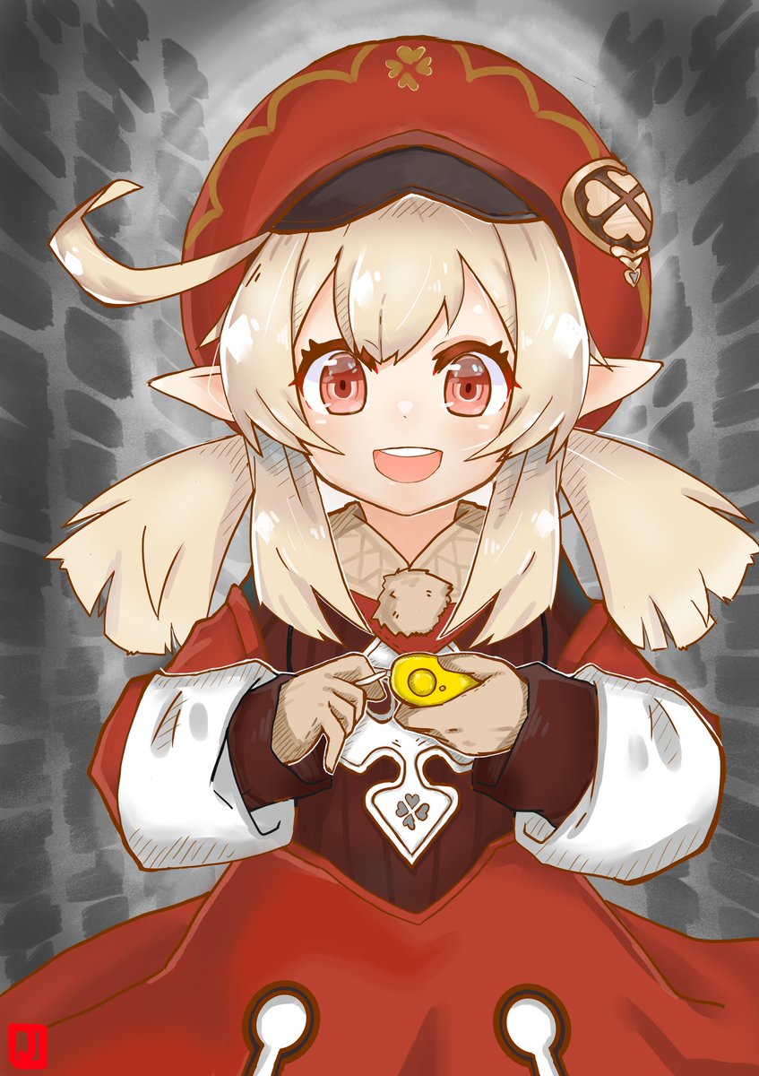 爆発物はジンに怒られるので音だけ盛大に炸裂する爆弾を作ったクレー
#原神 