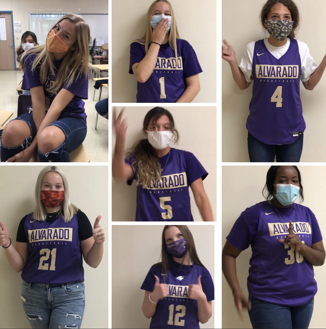 AHS_IndianBBall's tweet photo. Lady Indian Varsity Offseason!! Did a little team bonding with some Player Introduction/Q&A videos!! Couldn’t be more ready for the 20-21 Season!! #missing3 #almostthere #basketball #teambonding #team3 https://t.co/zc8GzHOT05