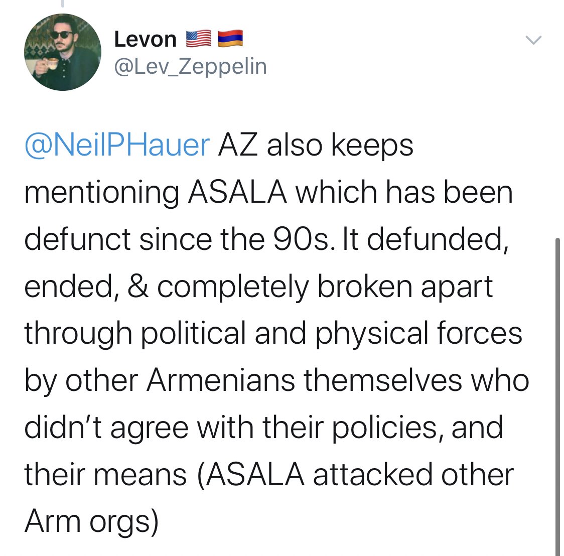 ASALA is constantly being used in Azeri rhetoric (like in Cavid’s thread) but ASALA has been defunct since the 90s by Armenians who had severe disagreements with them, as explained below 5/