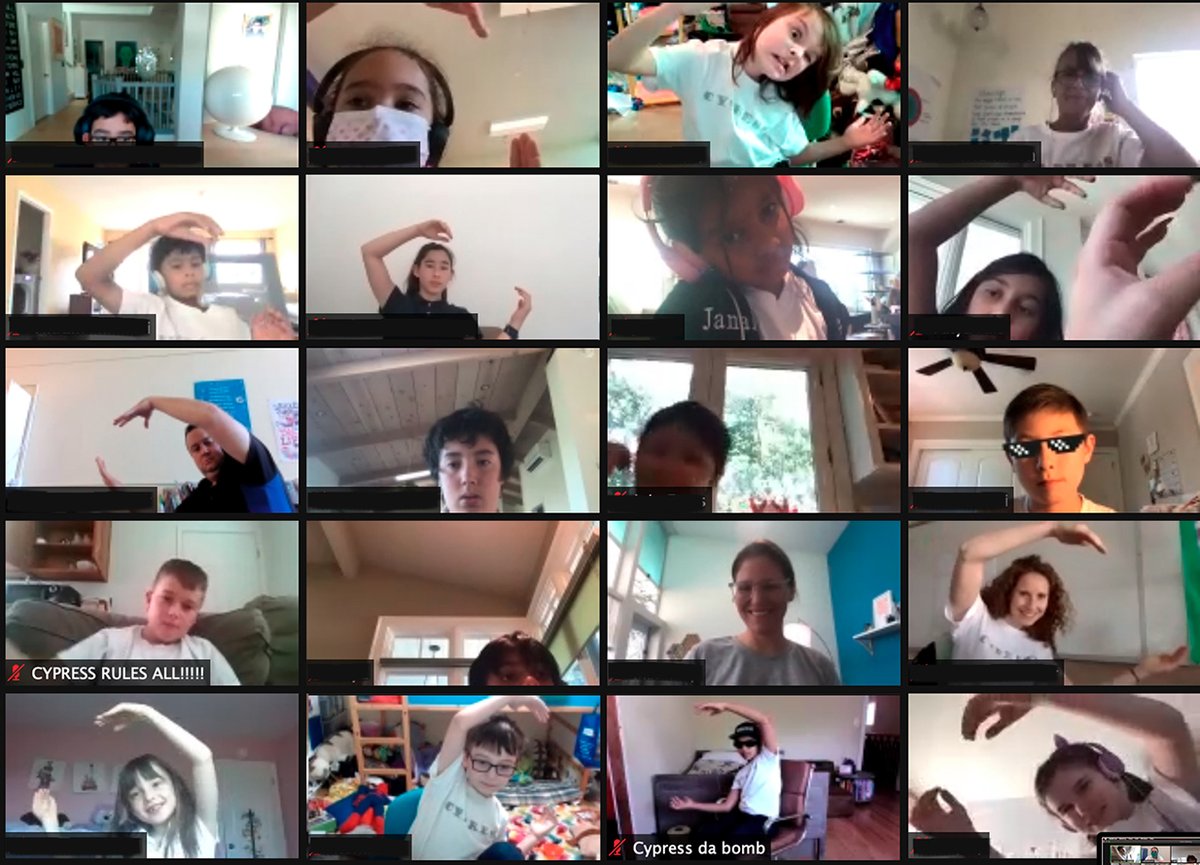 WoodlandPK8's tweet photo. Kindergarten through 8th grade students took part in our first Buddy Lunch of the year today! It sure was fun to scavenge with our Houses and Name That Tune together! #breakoutrooms #GoMaple #GoOak #GoCypress #GoPine https://t.co/IqBaRFIwly