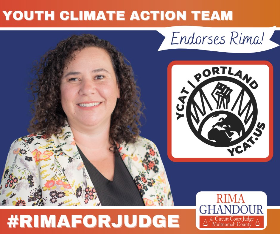 maridourghan's tweet photo. I am proud to be endorsed by the Portland Chapter of the Youth Climate Action Team! This youth-led movement is fighting tirelessly to ensure the future of the planet and has built coalitions nationwide to lead this fight. I am honored to be the candidate they trust. #TeamRima https://t.co/7iVzyvp204