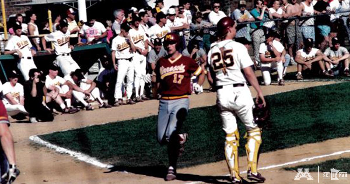 GopherBaseball's tweet photo. “Our thoughts, love and prayers go out to #Gophers alum Brian Hartmann (1989-92) and his family as he battles a rare neuro disorder called Creutzfeldt-Jakob Disease. Brian will forever be part of our Gopher Baseball family and we will take on this fight with him together." - 14 https://t.co/wVIoP62us1