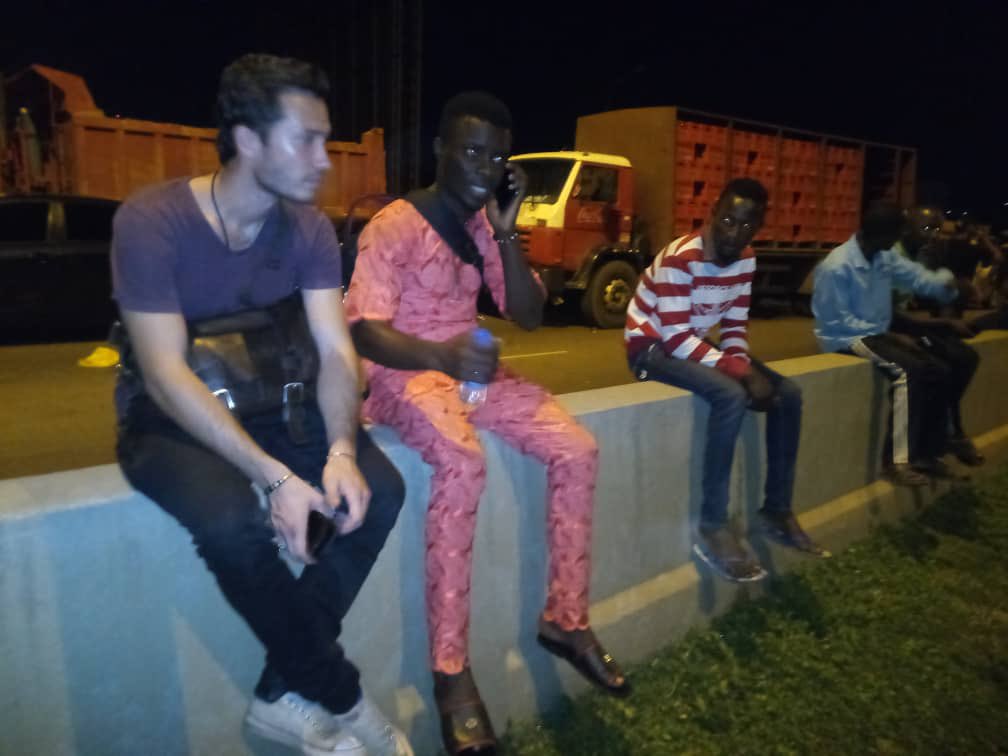 ncbn_ng's tweet image. #EndSars Protesters in Abuja still protesting along the airport road. 

#EndPoliceBrutality #EndPoliceHarassment #AbujaProtests #ReformTheNigeriaPolice