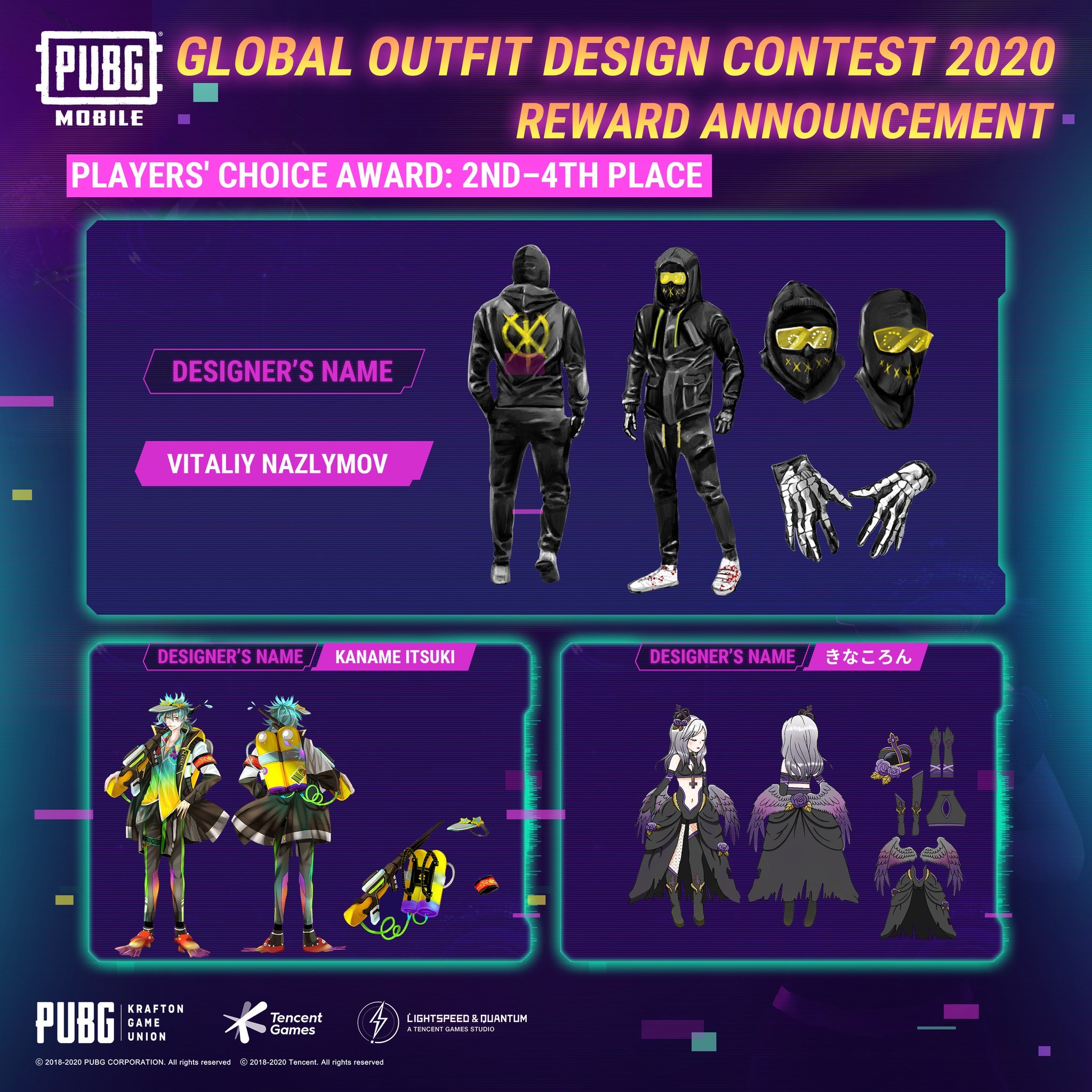 Pubg Mobileさんのツイート Check Out All The Amazing Winners Of Pubg Mobile S Global Outfit Design Contest Here S The 2nd 10th Place Winners Congratulations T Co M3x1rqdojl Pubg Mobileさんのツイート Check Out All The Amazing Winners Of Pubg Mobile S Global Outfit Design Contest Here S The 2nd 10th Place Winners Congratulations T Co M3x1rqdojl