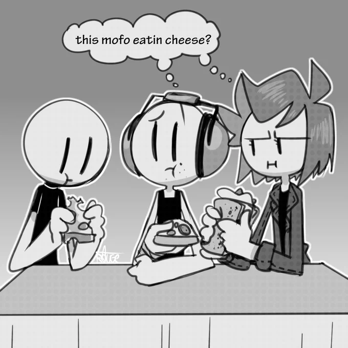 day 17 of #sticktober :
. favorite group eating their favorite foods:
#HenryStickmin #HenryStickminFanArt 