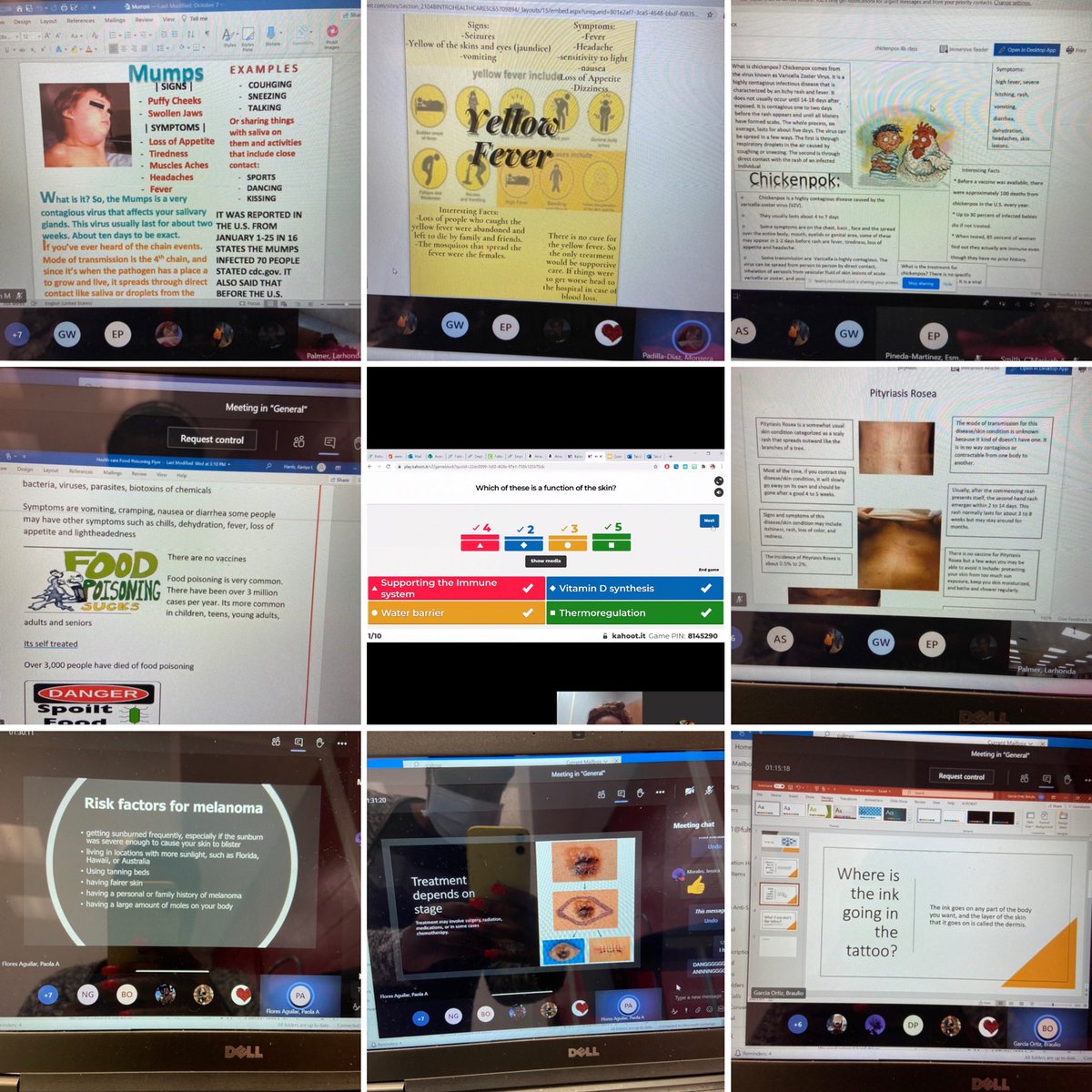 Before I shut everything down 📴for the weekend, I have to give Mrs. Palmer’s healthcare class another standing ovation 👏🏾! It was full of✨STUDENT LED💫activities from presentations to interviews. We even played a game of Kahoot. She’s the GOAT &amp; her students too🏆!