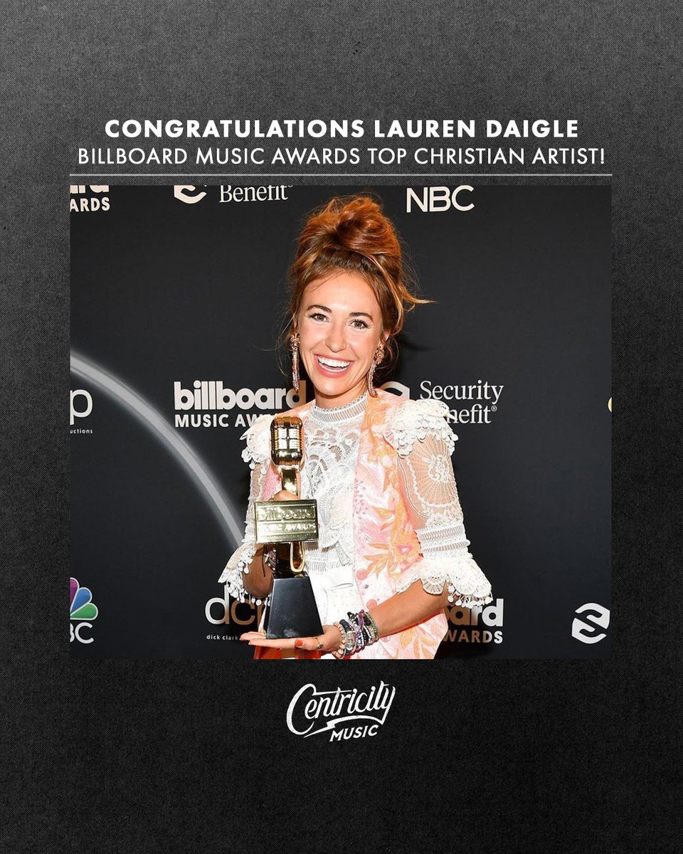 A huge congratulations to <a href="/Lauren_Daigle/">Lauren Daigle</a>  on winning <a href="/BBMAs/">Billboard Music Awards</a> Top Christian Artist!

#BBMAs #LaurenDaigle #ChristianMusic #ChristianArtist