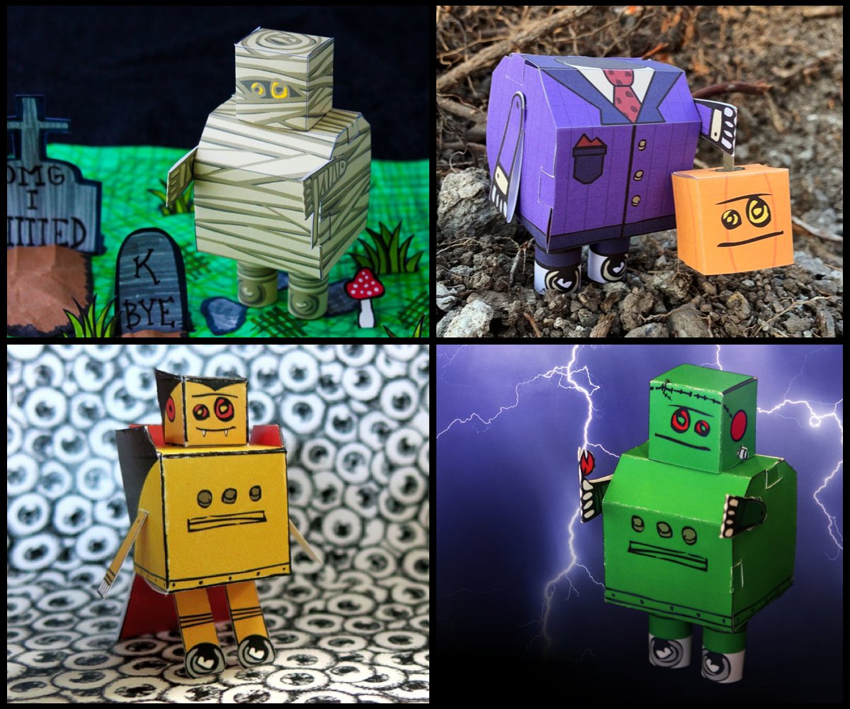 instructables's tweet photo. If you're making #HeadlessRobot, why not make his spooky troupe too? 🎃
Check out #MummyBot, #VampireBot, and #FrankenBot:
https://t.co/CTFhWoUhQL #makerED #TinkerTogether https://t.co/Ht3uikTc8j