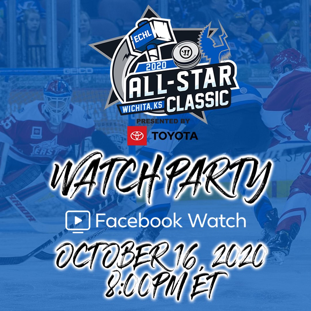 🚨COMING UP🚨
Join us for the 2020 All-Star Classic Watch Party!
⏰ 8:00pm ET
📺 bit.ly/ECHLWatch20