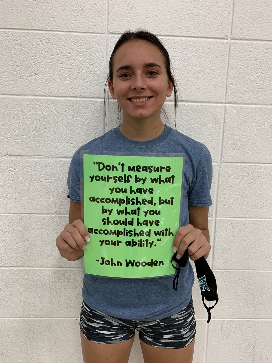 Our quote the last 2 weeks goes to Nev!💚🤍