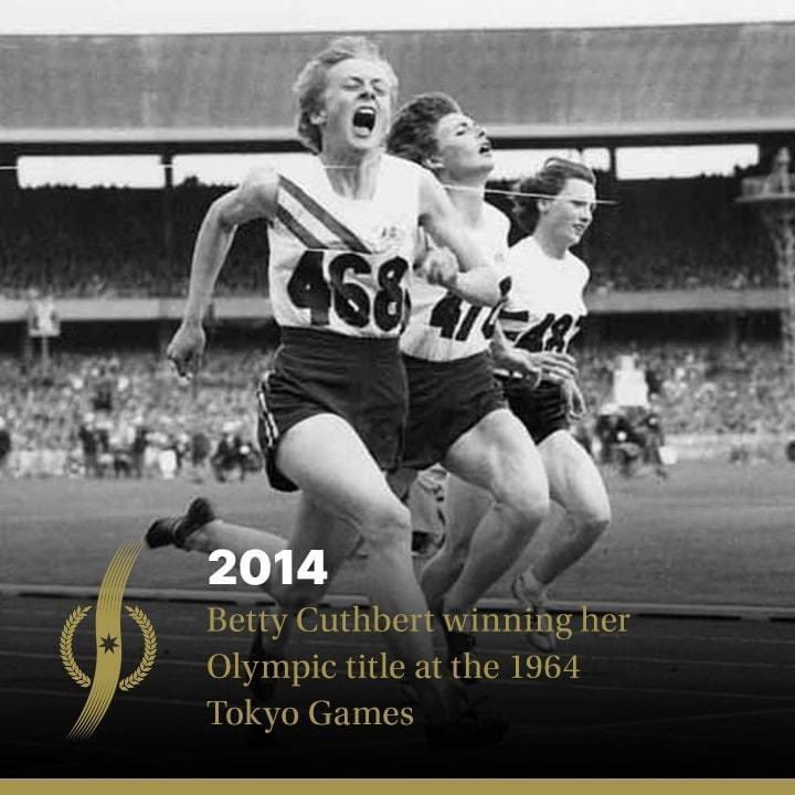 sportaushof's tweet photo. #OnThisDay in 1964 - #SAHOF Legend Betty Cuthbert won gold at the Tokyo Games, becoming the only athlete in history to win Olympic gold over all sprint distances. This moment was officially enshrined as a SAHOF #HallofFameMoment in 2014.
Read more via our bio. #KnowYourSAHOF https://t.co/xUHKyzn5EV