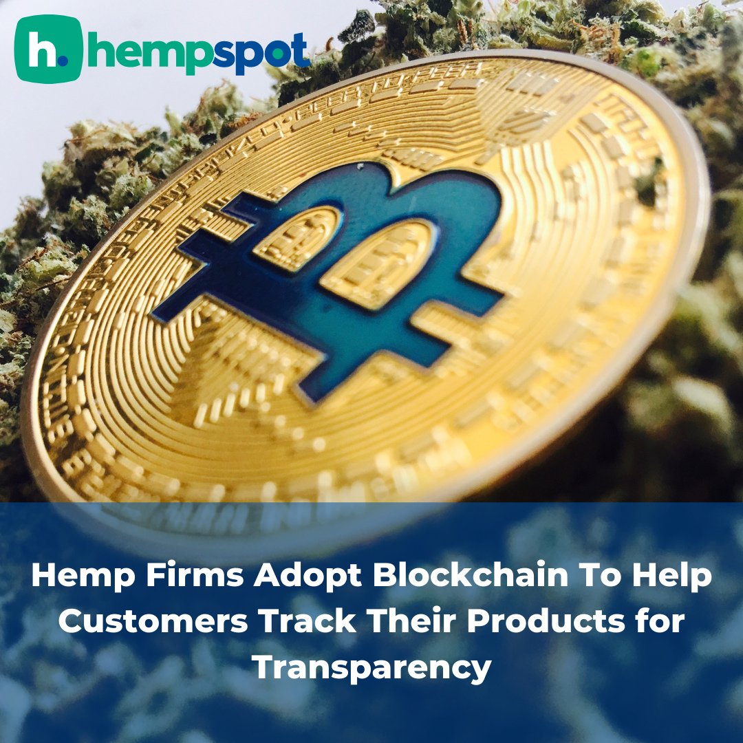 hempspotinc's tweet photo. Hemp businesses now have cannabis tracking systems (CTS)  to provide consumers with quality assurance using blockchain technology. 🤠

#hempspot #420 #crypto

https://t.co/DmYFkSDT6X https://t.co/jSRUNeSoQE