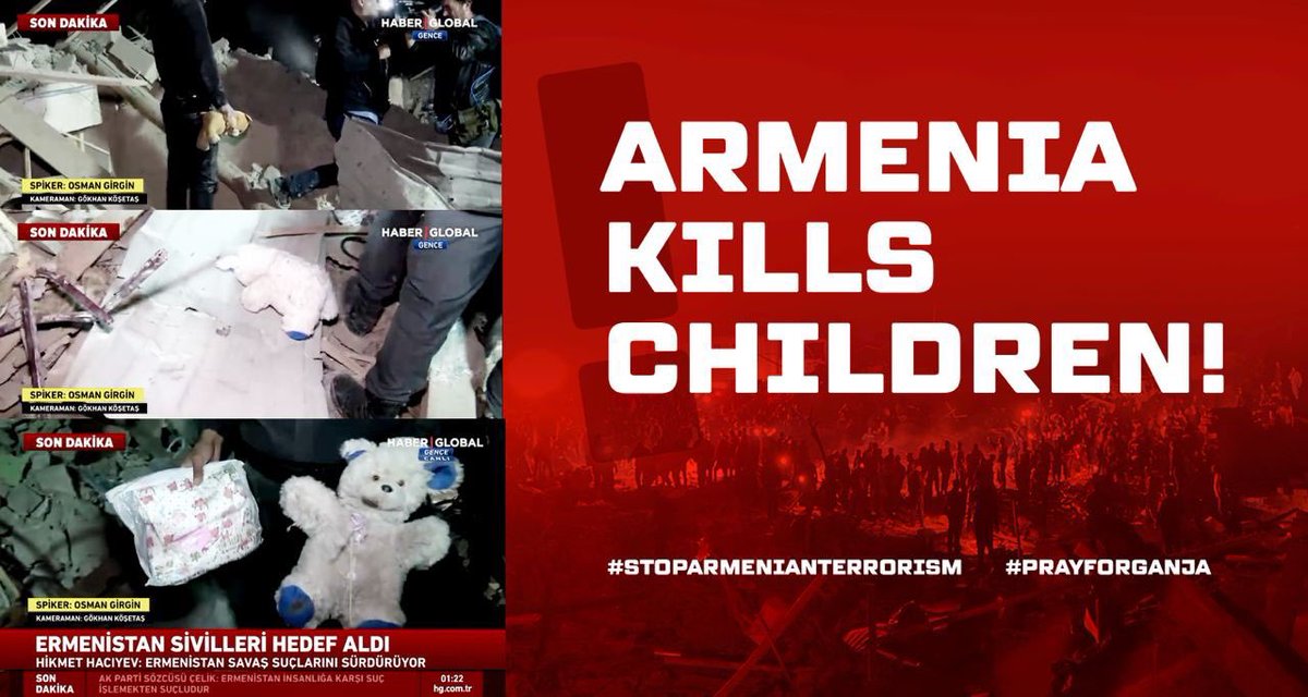 sevsafar's tweet photo. YAYIN BUNU YAYIN! #PrayForGanja #StopArmenianTerrorism #Terror #StopAttackingCivilians #Gence https://t.co/RCSyFyszPK