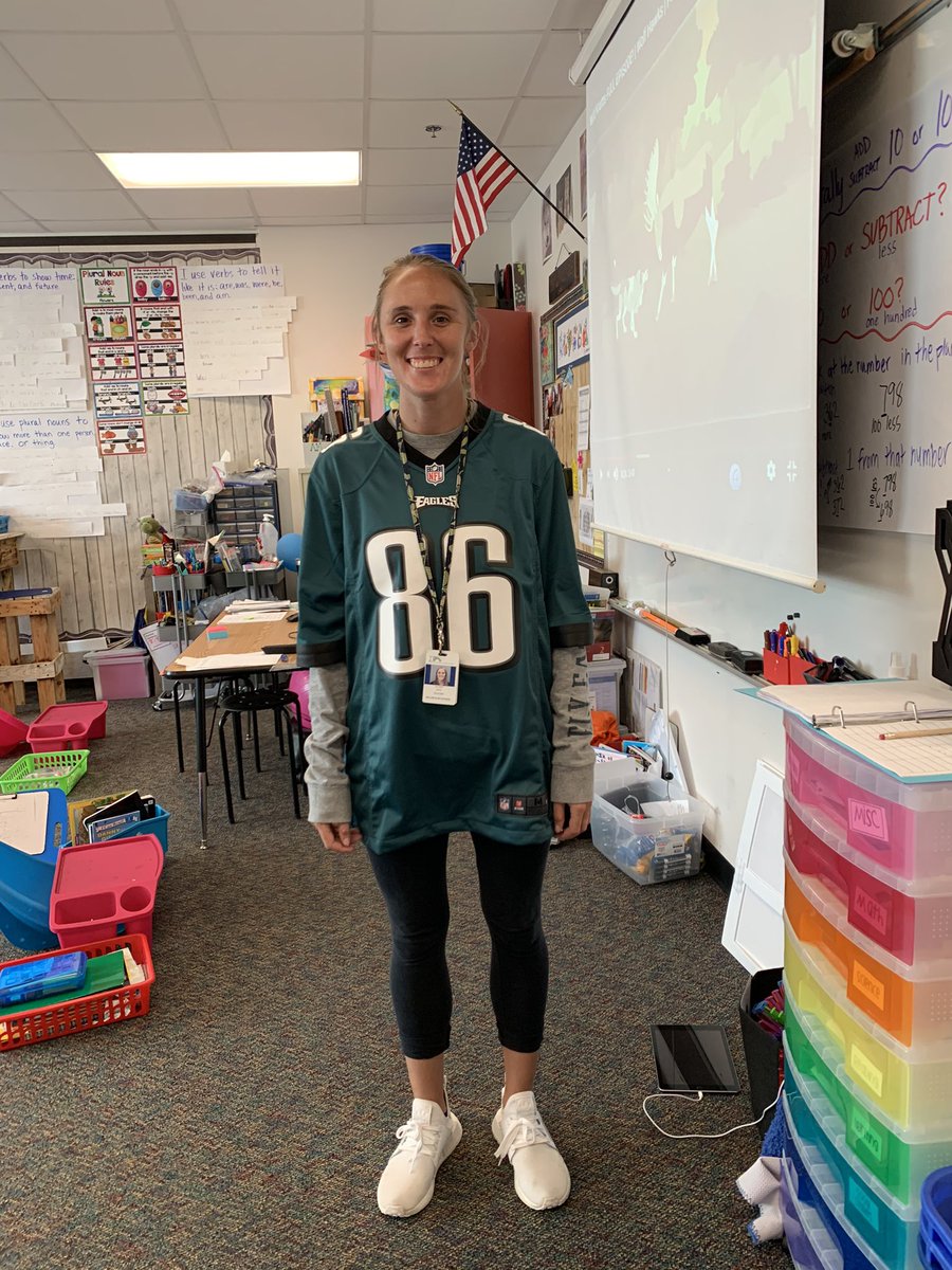 Alyssa Eich (@mseich_2nd) on Twitter photo Love wearing my Eagles jersey to school. Makes all the cowboys fans upset 😋 #goeagles @TaylorElemTalk <a href="/AlexKetterer29/">Alex Ketterer, M.Ed.</a> Love wearing my Eagles jersey to school. Makes all the cowboys fans upset 😋 #goeagles @TaylorElemTalk <a href="/AlexKetterer29/">Alex Ketterer, M.Ed.</a>