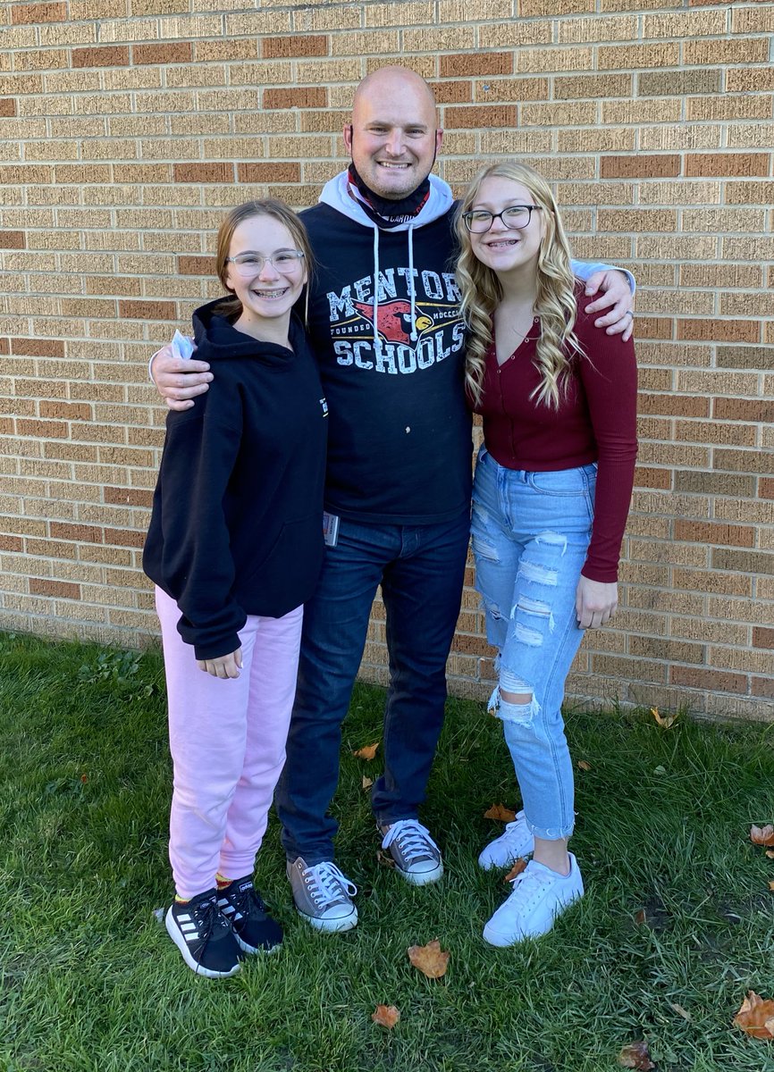Craig_Vaughn's tweet photo. We’ve had many great FB managers in years past -but these two may be the best ones EVER (shhh) don’t tell their sisters😉. Thanks for your help the past two years Madison &amp; Sophia! @ShoreSports https://t.co/DFlbIbem9P