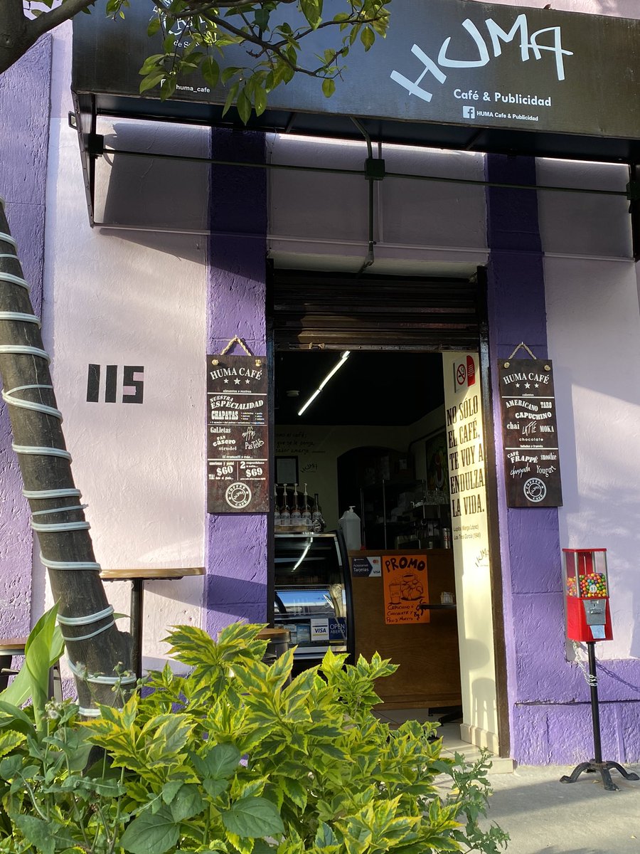 HUMAcafe's tweet photo. Ya estamos en Violeta 115, Col. Buenavista... para seguir llevándoles El Mejor Café de Santa María!!!
•
#HumaCafe #CafeHuma #Buenavista #cafe #Coffee #Coffeeshop #cafeteriasbonitas #CoffeeLovers https://t.co/kvAUxsY65m