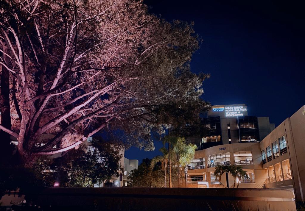 sharphealthcare's tweet image. In honor of #BreastCancerAwarenessMonth and #NationalMammographyDay, our hospitals are pretty in pink. 1 in 8 women will receive a breast cancer diagnosis in their lifetime. Don&apos;t delay – get your mammogram today.