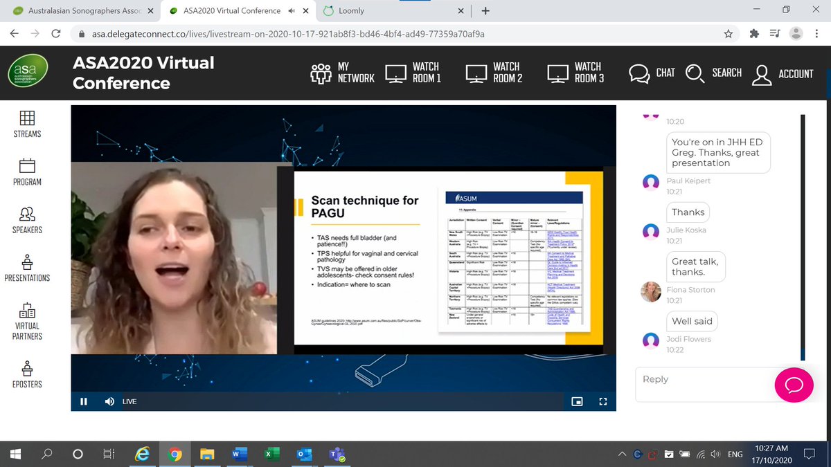 asasonography's tweet photo. Paediatrics now with Ali Deslandes and Glenda McLean up next talking about Cranial ultrasound in the pre-term neonate. #ASA2020VIRTUAL https://t.co/xyqSowaW76