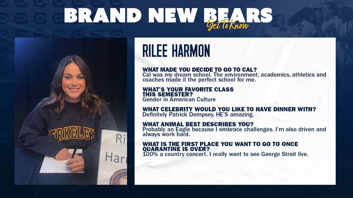 CalWSoc's tweet photo. It’s this #BrandNewBears’ birthday! 🎉 Let’s send Rilee some best wishes and a warm welcome to the #CalFamily. 

#GoBears 🐻 https://t.co/ohEAuuDO7Z