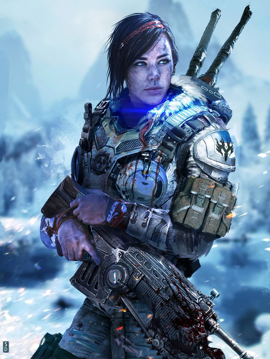 I found this edit of @Alex_zedra as Kait Diaz from #Gears5 She is amazing! 